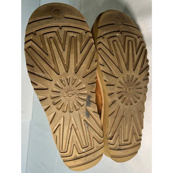 UGG Classic Short II Chestnut Brown Suede Sheepskin Boots 1016223 Women’s Size 7 - Picture 8 of 9